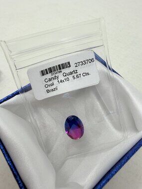 Shop LC Candy Quartz Oval 14x10 mm Loose Gemstone for Jewelry Making 5563